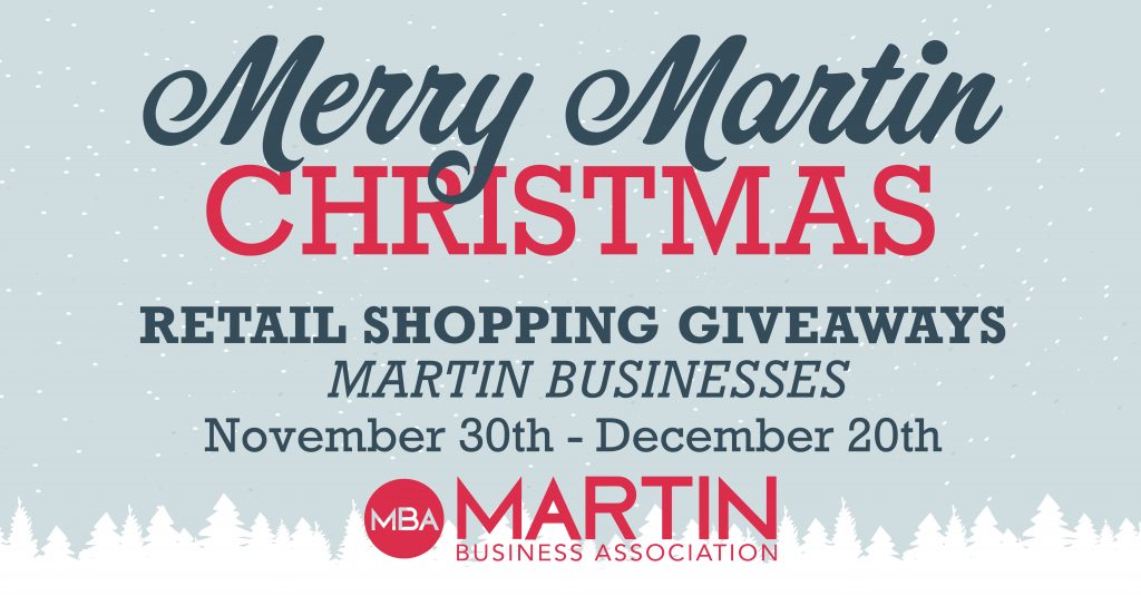 Merry Martin Shopping Giveaway #3 - Martin Business Association